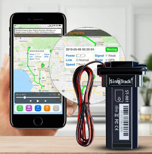 SinoTrack ST-901 Real-Time GPS Tracker for Vehicles – Waterproof GSM Locator with Mobile App Control